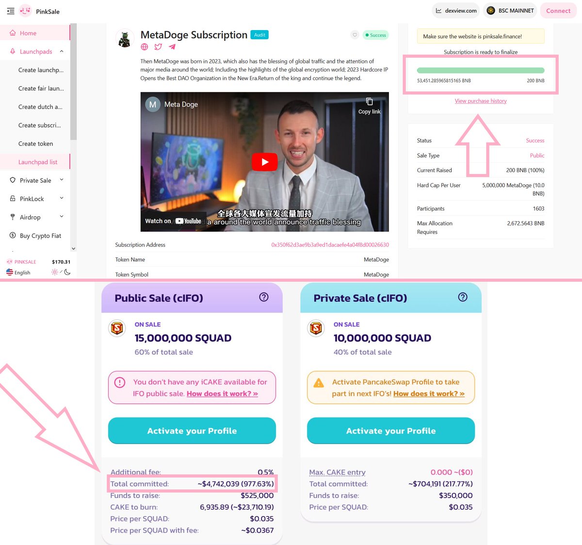 PinkSale (Pink Ecosystem) tweet media
