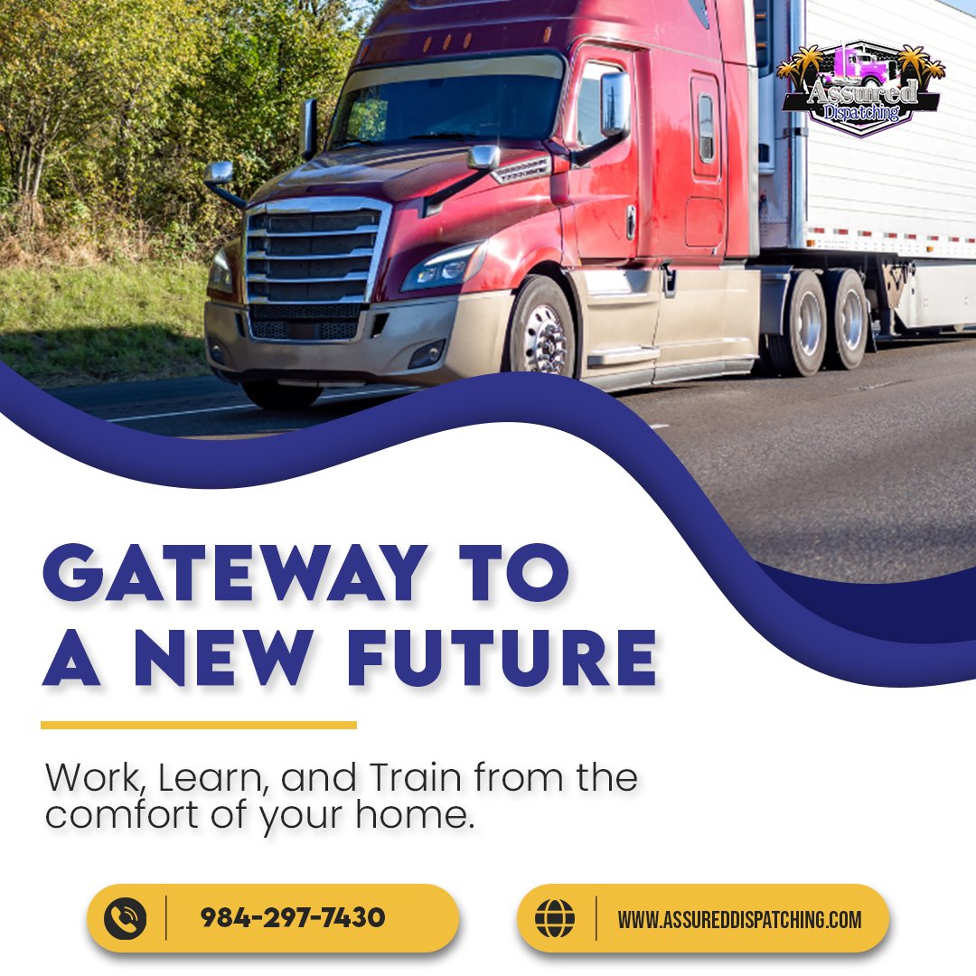 __Dispatching__'s tweet photo. We'll teach you all you need to know about freight and transportation so you can start your new profession or company. 🙌
.
https://t.co/3j5voOucko
.
.
.
#assureddispatching #usa #viral #trending #like #truckdrivers #transportation #transportationtraining #companydrivers https://t.co/Y0SrhsHdhG