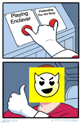 EnclaverApp's tweet image. Always press both buttons ;) #enclaver #whichbutton #buttons