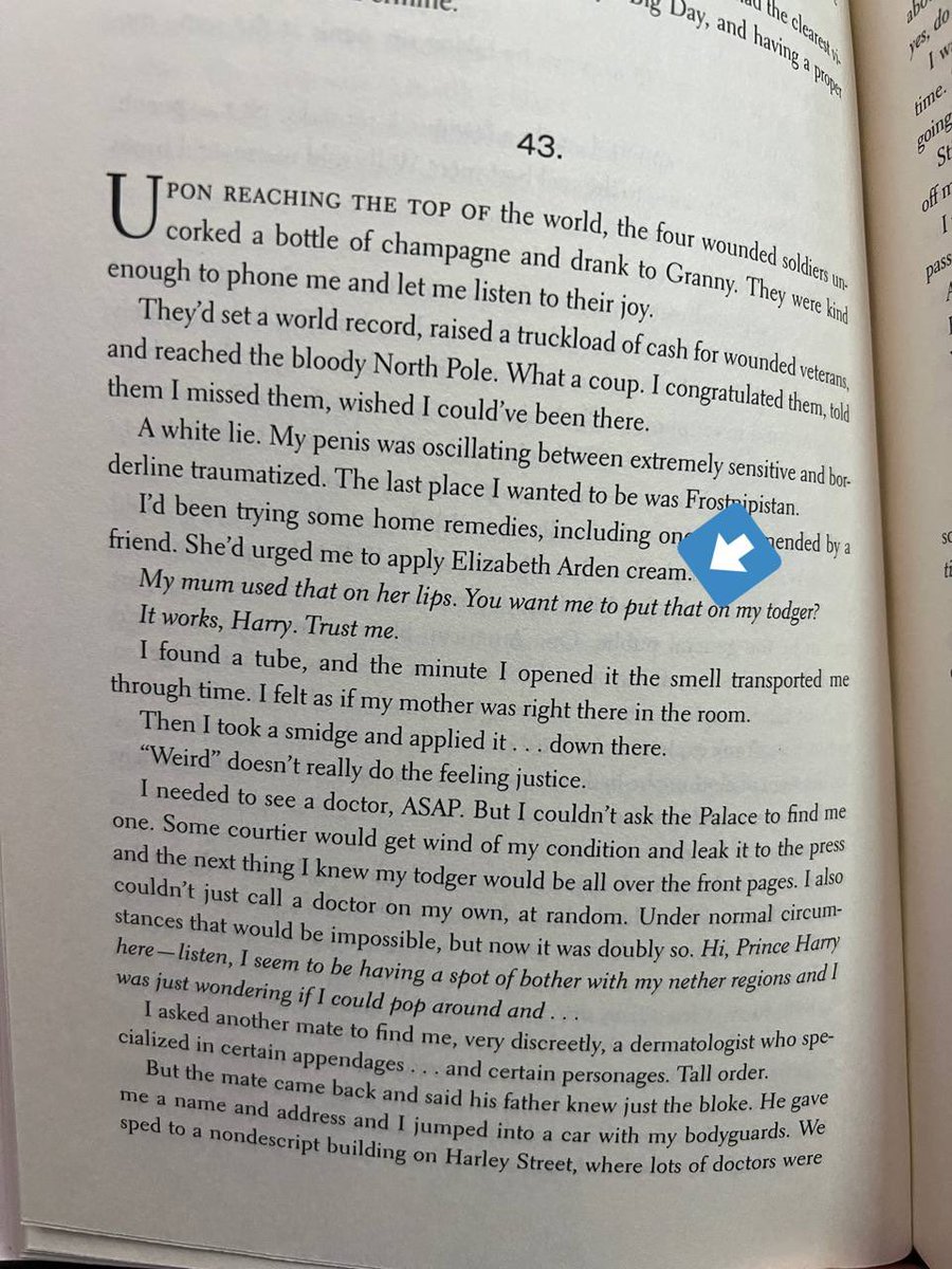 ctahan's tweet photo. This is an actual excerpt from Harryβs book and yes that is him reading it!
And so this is how he treated his frozen todger...
π€£π€£ππ€£π€£
#HarryPLotter https://t.co/IldkbIdne3