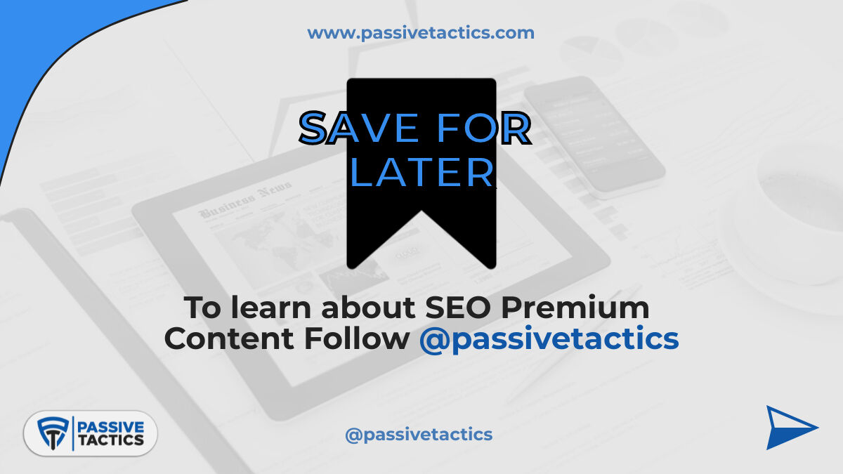 TacticsPassive's tweet image. How to Increase Page Value for Higher Rankings?
Search Engine Optimization (SEO) helps you make sure your website appears as the top result for relevant queries.

Take a look at Google’s Content Guidelines to improve your Page Value. Swipe To Learn!

#passivetactics #pagevalue