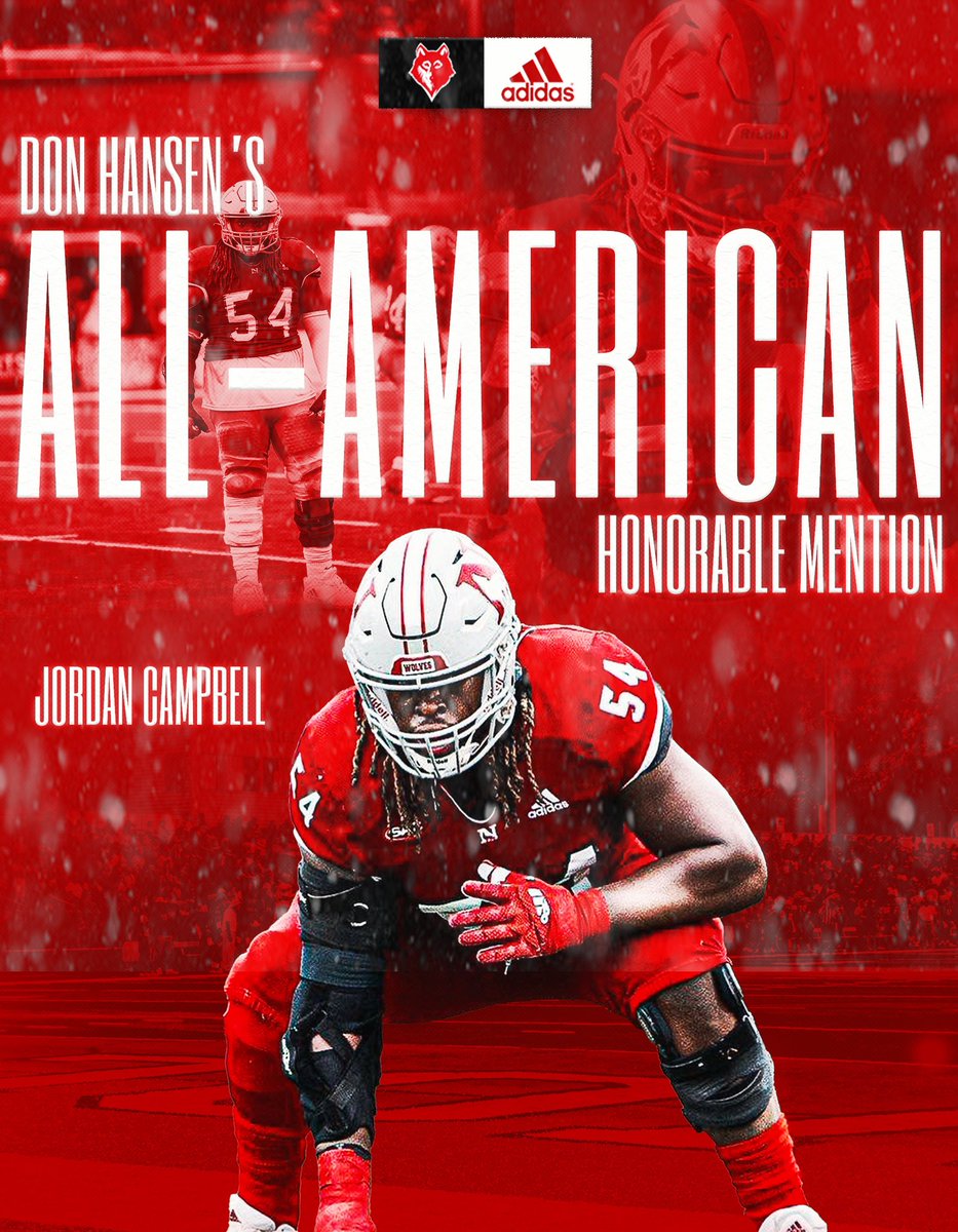 The accolades continue to roll in!

Proud to announce two additions to the Don Hansen’s D2 All-American Team!

TE Tommy Washington <a href="/tommywashingt12/">Tommy Washington Jr🥀</a> 
OL Jordan Campbell <a href="/jcamp_54/">Jordan</a>

#WeAreOne x #getNorgetout
