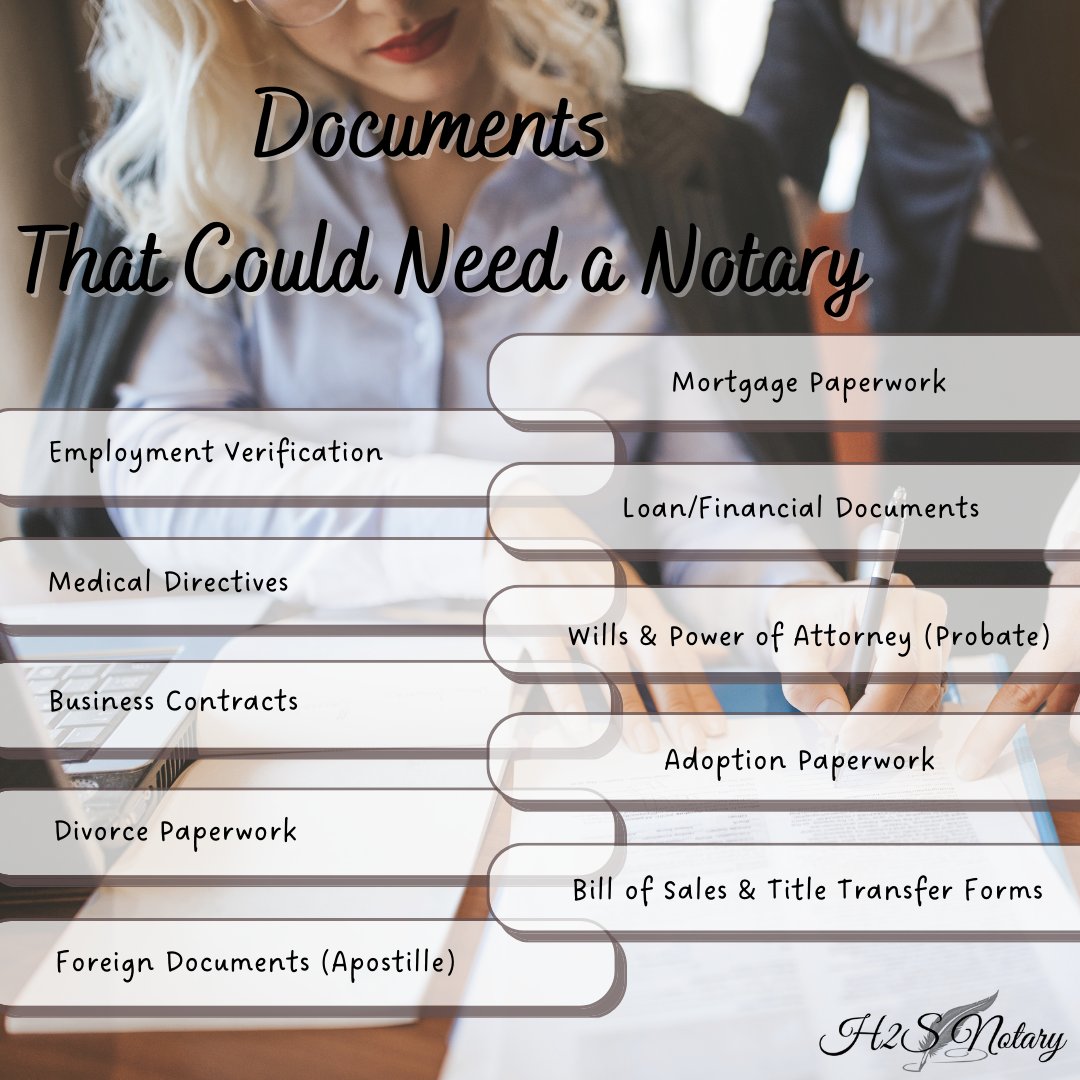H2SNotary's tweet image. No matter what type of legal document you need notarized, I&apos;m here to help! #notary #notarization #contracts #deed #mortgage #powerofattorney #legal #will #sanantonio #loansigning #affidavit