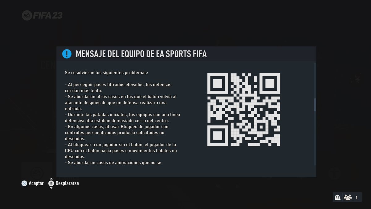 issperience's tweet photo. #FIFA23 #TitleUpdate6
FIFA23 | Gameplay update
Increรญble que no estรฉ el balon dorado de la semifinal y final del reciente mundial. Principalmente porque dice en el texto oficial que se actualizaron balones.
Pero vamos a lo mรกs importante, jugabilidad.
@EASPORTSFIFA https://t.co/VpLIIBqTBv