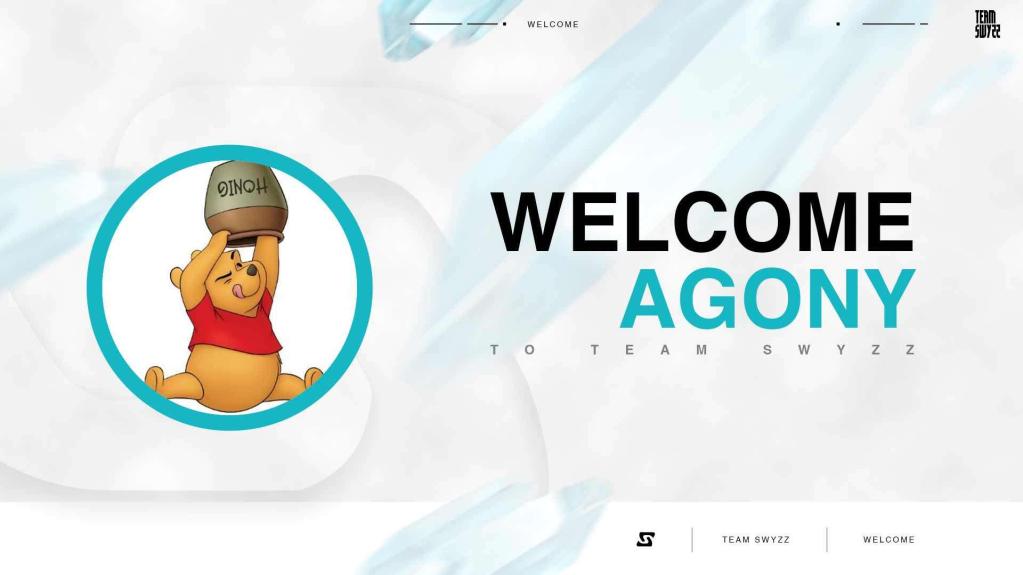 Welcome Agony!🤍
