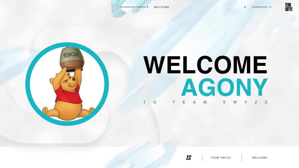 Welcome Agony!🤍