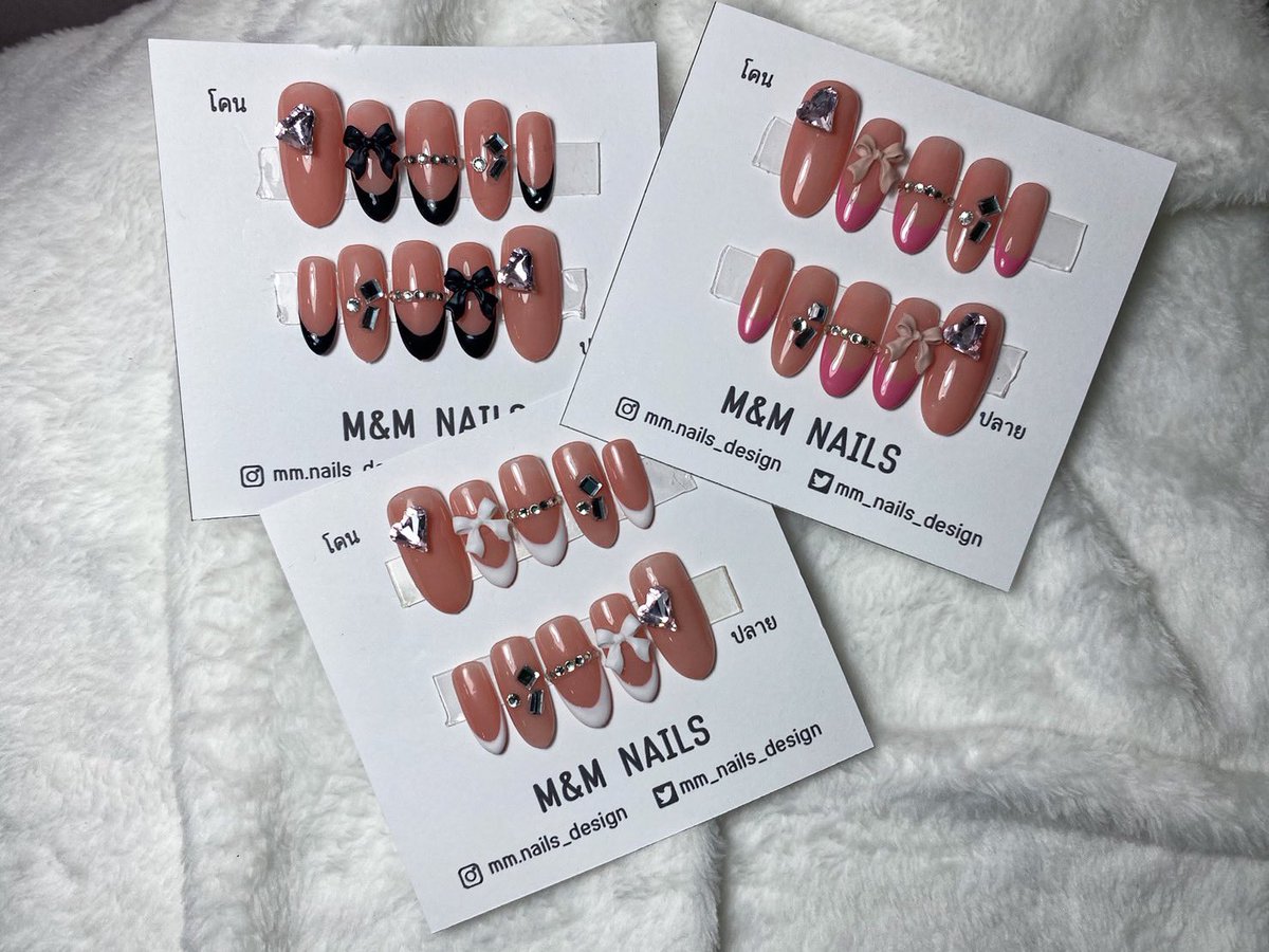 mm_nails_design's tweet photo. 1️⃣5️⃣0️⃣ บาท สอบถามได้ค่ะ #เล็บเจลสําเร็จรูป #เล็บปลอม #เล็บเจลปลอม https://t.co/vLzuRcNZzk