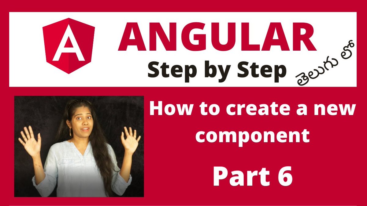 WebmobileZ's tweet image. Learn angular 12 step by step process in telugu. Part-6
How to create a new component?
Watch Now: youtube.com/watch?v=ql2XwQ…
#Angular #webdeveloper #LearnAngular #apploading #appcomponent #webmobilez #angular12 #AngularJS #angulardevelopment #angularcomponent