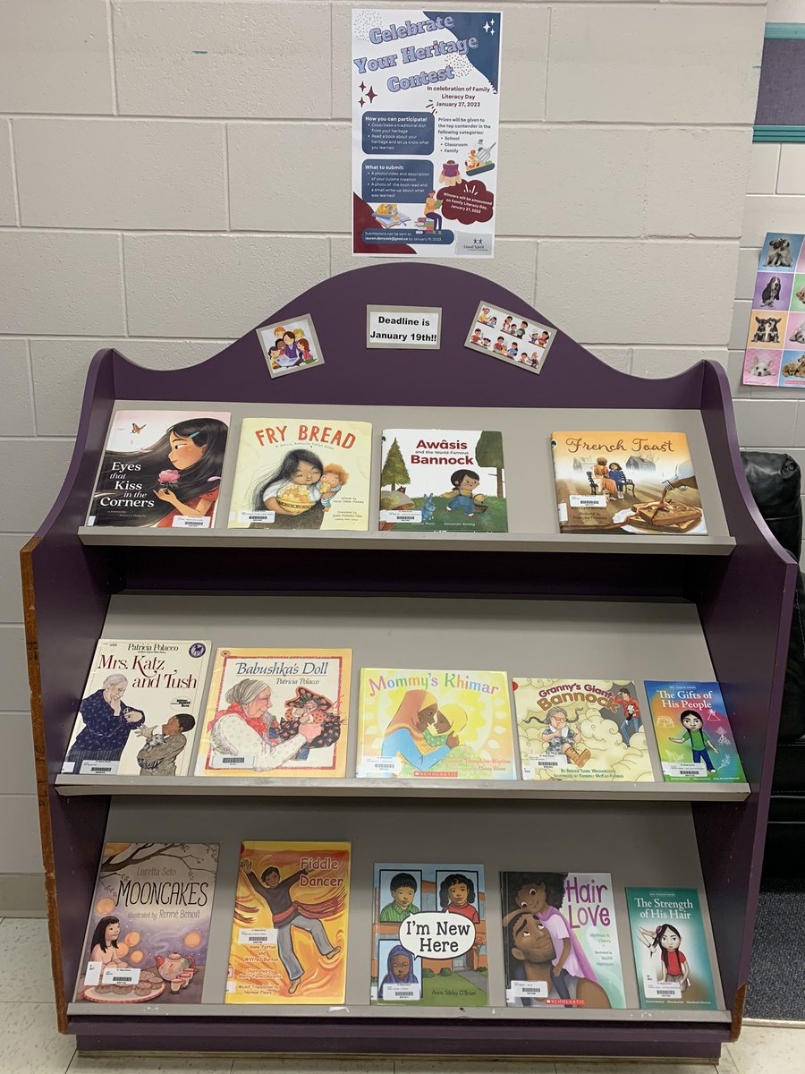 Family Literacy Day is January 27th!! Deadline for contest entries is January 19th!! <a href="/DRB_Bears/">Dr. Brass School</a> <a href="/GSSD204/">Good Spirit SD</a> @GSSDLit #familyliteracyday