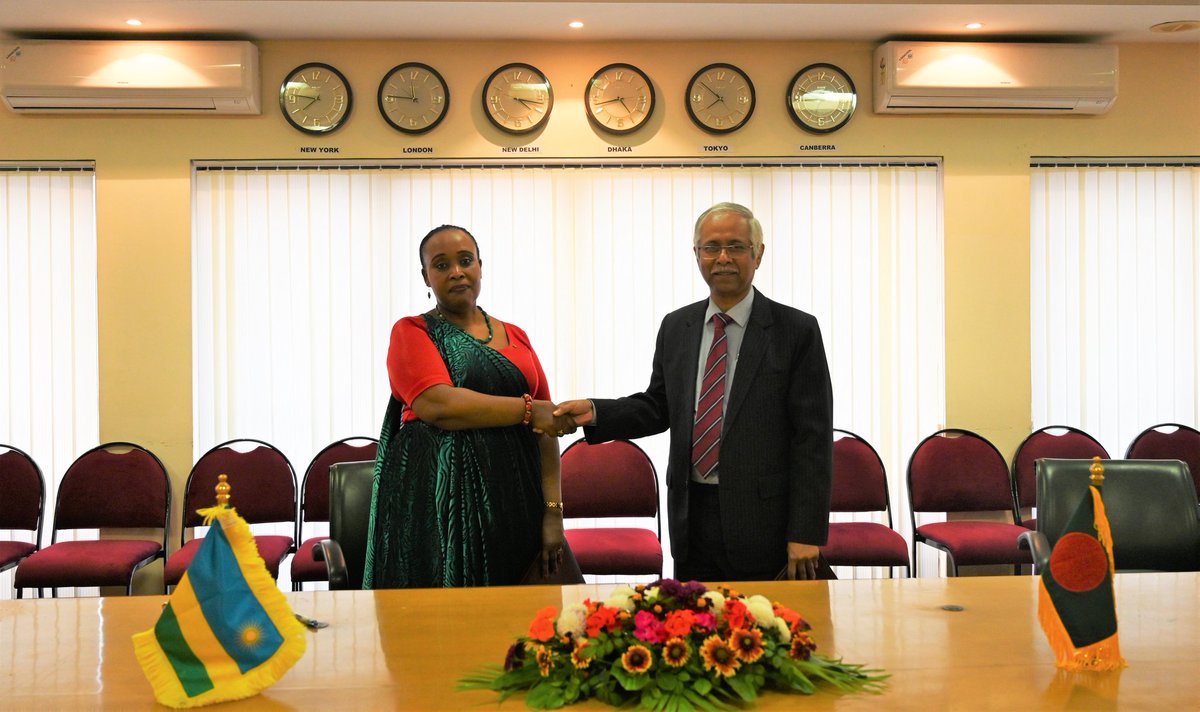 MUKANGIRA Jacqueline. (@mukangira1) on Twitter photo Today,on behalf of the Gvnt of Rwanda, I was pleased to sign a Bilateral Air Services Agreement (BASA) btn Rwanda & Bangladesh, at Bangladesh High Commission in New Delhi <a href="/RwandaMFA/">Ministry of Foreign Affairs & Int'l Cooperation</a> <a href="/RwandaInfra/">Ministry of Infrastructure | Rwanda</a> <a href="/RwandaCAA/">RwandaCAA</a> <a href="/BDMOFA/">Ministry of Foreign Affairs</a> <a href="/bdhc_delhi/">Bangladesh High Commission, New Delhi</a>. My gratitude to Bangladesh H.C for hosting the event. Today,on behalf of the Gvnt of Rwanda, I was pleased to sign a Bilateral Air Services Agreement (BASA) btn Rwanda & Bangladesh, at Bangladesh High Commission in New Delhi <a href="/RwandaMFA/">Ministry of Foreign Affairs & Int'l Cooperation</a> <a href="/RwandaInfra/">Ministry of Infrastructure | Rwanda</a> <a href="/RwandaCAA/">RwandaCAA</a> <a href="/BDMOFA/">Ministry of Foreign Affairs</a> <a href="/bdhc_delhi/">Bangladesh High Commission, New Delhi</a>. My gratitude to Bangladesh H.C for hosting the event.