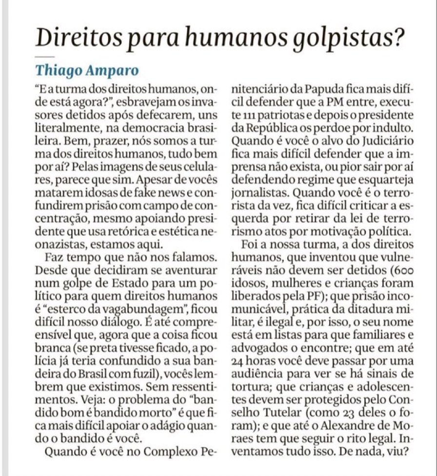 . <a href="/thiamparo/">Thiago Amparo</a> genial como de costume.