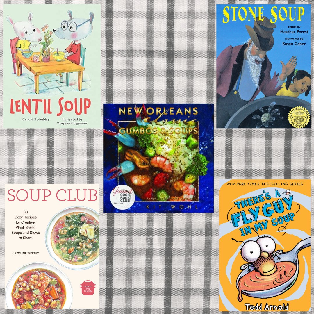 Check out these soup-er awesome books for National Soup Month! #nationalsoupmonth