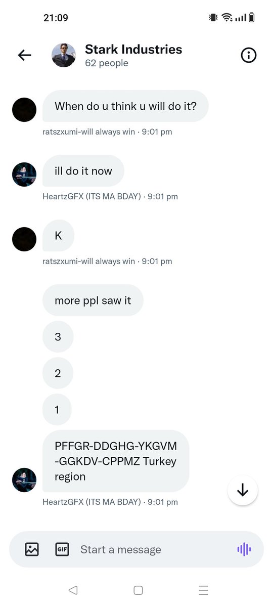 MY GC JUST TURNED INTO A DROPPING CODES GC 🤣