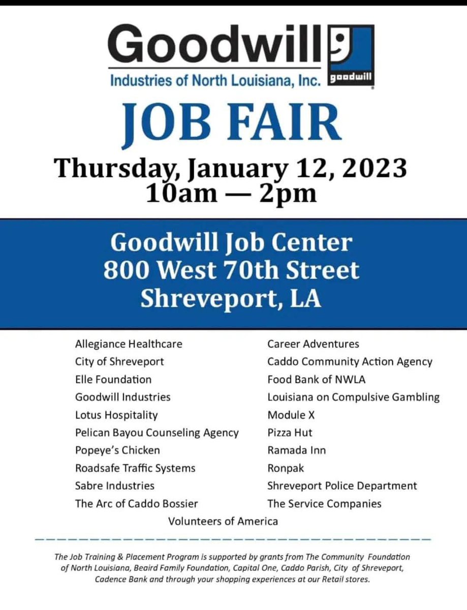 Do you have what it takes to serve your community? We want to meet you!! The Shreveport Police Recruiting unit will be at the Goodwill Job Fair today. Come see them and get all the information you need to be a guardian of Shreveport. #guardians #recruiting #wearehereforyou