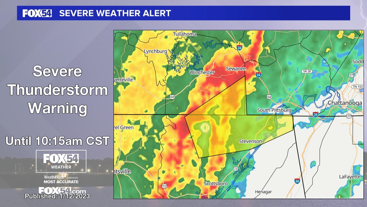 Jordan Dressman on Twitter "From FOX54 Weather Severe Thunderstorm