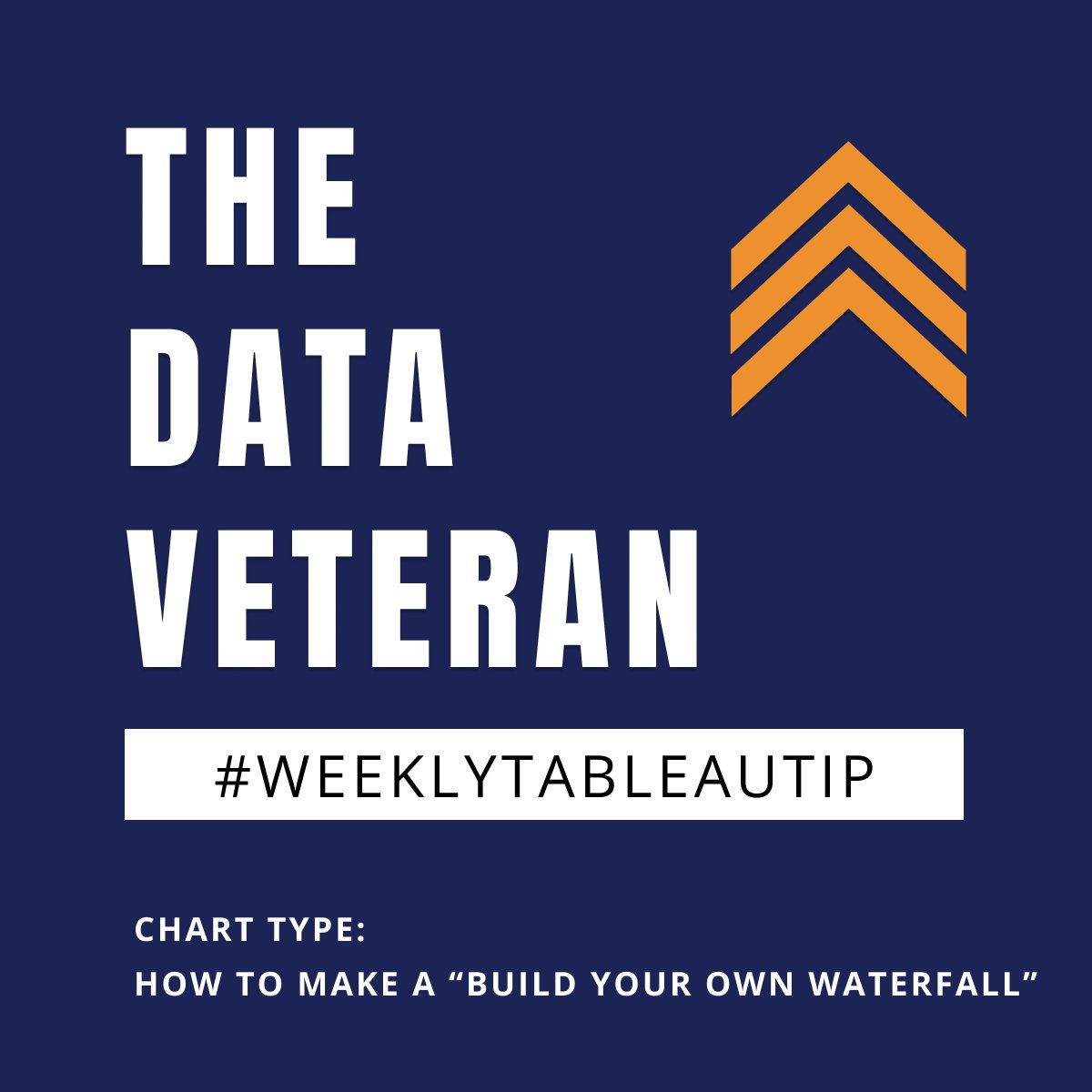 thedataveteran's tweet photo. Good morning #datafam! It's time for another #WeeklyTableauTip! This week I will continue from last weeks tip on creating a waterfall in #tableau. This week we are going to take that waterfall and allow the user to select the dimension members they want to build the waterfall. https://t.co/nwpiIwtfWK