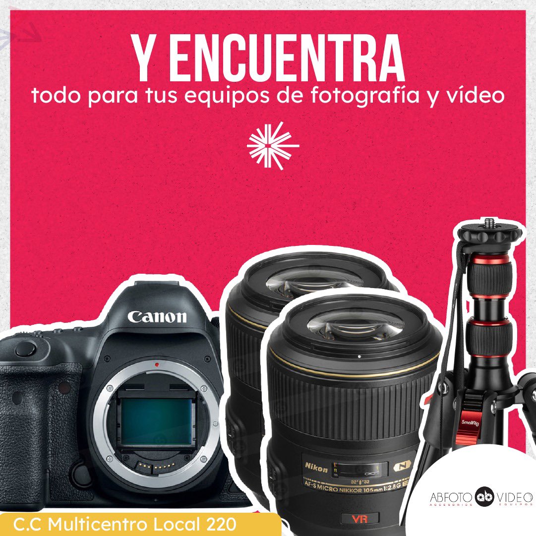 multicentroec's tweet photo. Cuando Shakira dijo "Cambiaste un Rolex por un Casio" ⏰ en realidad dijo "Cambiaste una Nikon por una Canon"📷

¡MultiLovers! ❤️ en AbFoto CameraStore podrán encontrar una gran variedad de productos, accesorios para fotografía y vídeo.📼 
#BizaShak #Bizarrap #BZRPMusicSession https://t.co/szz8ez0yT7