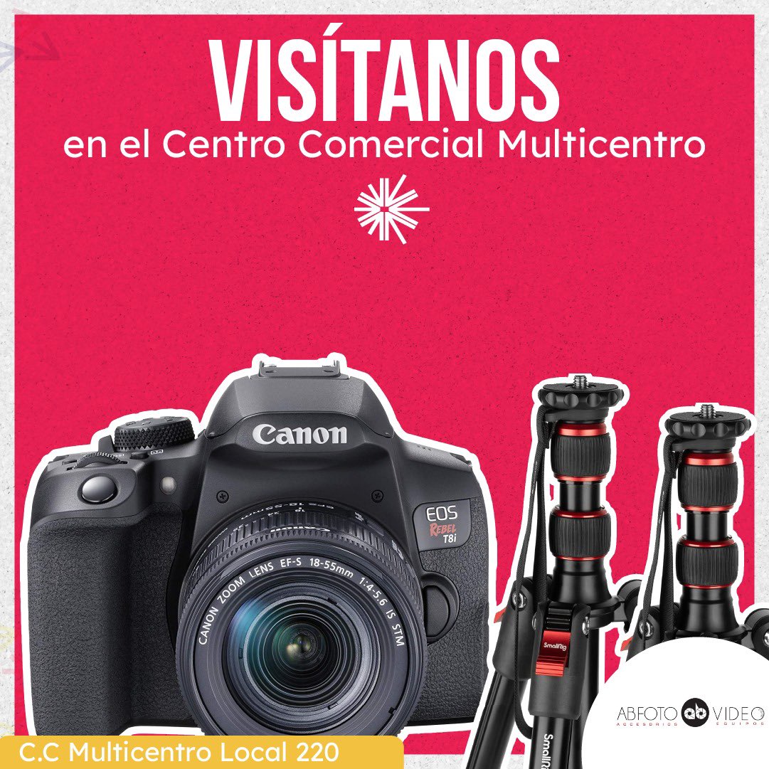multicentroec's tweet photo. Cuando Shakira dijo "Cambiaste un Rolex por un Casio" ⏰ en realidad dijo "Cambiaste una Nikon por una Canon"📷

¡MultiLovers! ❤️ en AbFoto CameraStore podrán encontrar una gran variedad de productos, accesorios para fotografía y vídeo.📼 
#BizaShak #Bizarrap #BZRPMusicSession https://t.co/szz8ez0yT7