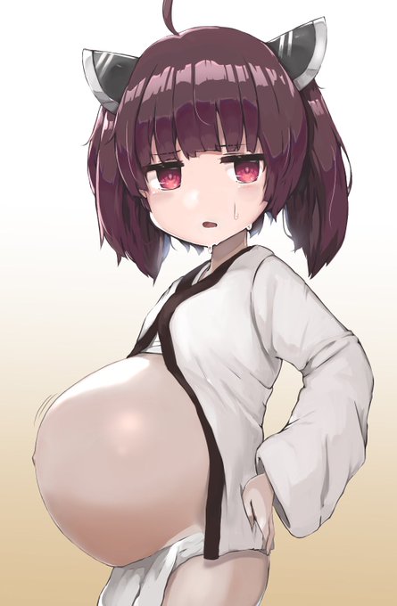 ボテ腹注意 krtn双子孕みコッショリ