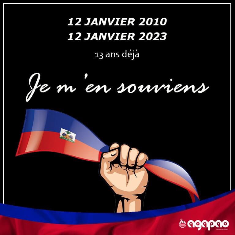 13 ans déjà!
#12Janvier2010 #haitiearthquake #NouPapJanmBliye