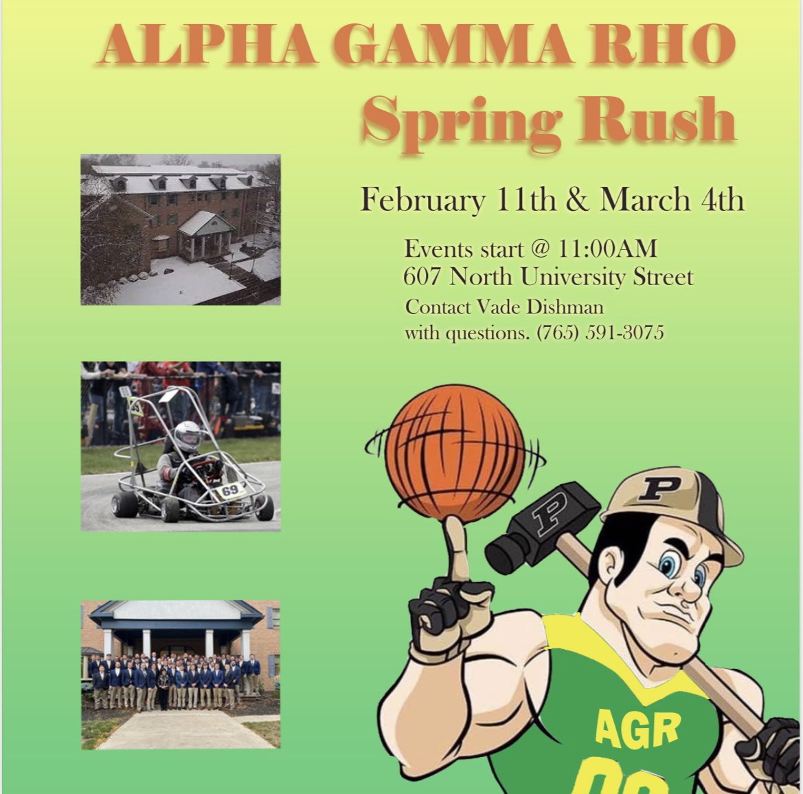 AGR_Delta's tweet image. Spring rush 2023 is just around the corner! 

Please contact Vade Dishman for more information.

#rushagr #lifeat607