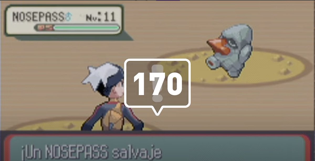 Compass_Pokemon's tweet photo. As a Nosepass, I am very happy our kind could be easily spotted in the recent "1008 Encounters" video! 🗿 #Pokemon #pokeganda #NosepassPosting https://t.co/dG2vluWx8T