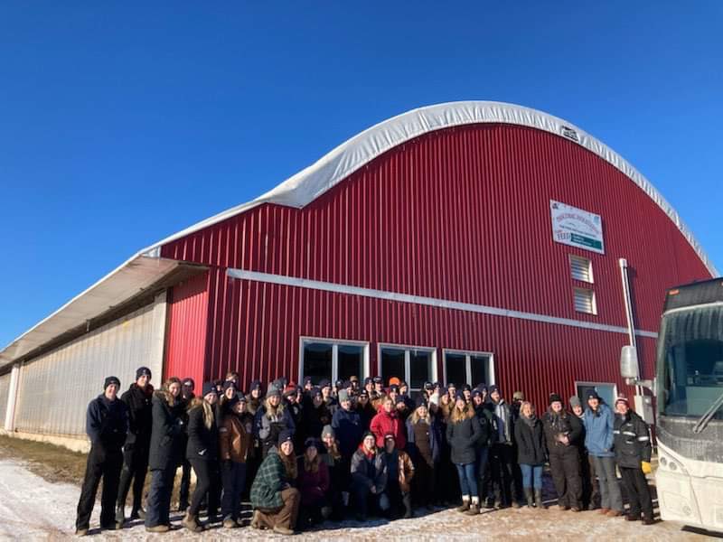 meghan_glavin's tweet photo. Day three was packed with three amazing farms! We started at Patascobac Holsteins near Belleisle Creek, NB, then headed to Weekdsale Holsteins and Goldenflo Holsteins in PEI! @UofGDairy #aggiesgoeast https://t.co/y1SVKOwCWN