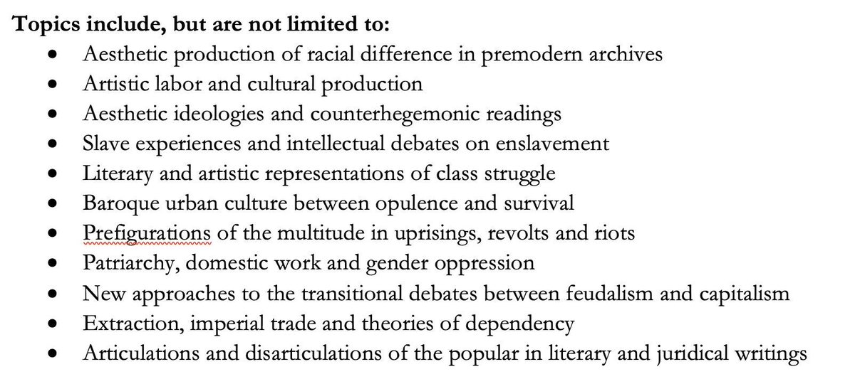 Our friend and MEMIC's colleague Noel Blanco Mourelle is coordinating this special issue about "Marxism and the Pre-Modern Archive." Special Issue of the Hispanic Review. Please take a look at the CFP, contribute, submit, disseminate. It's going to be an important issue.