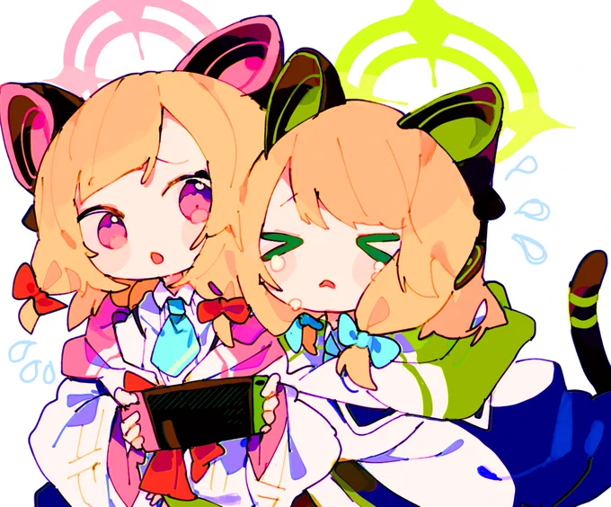#絵を彩度100にすると超派手 