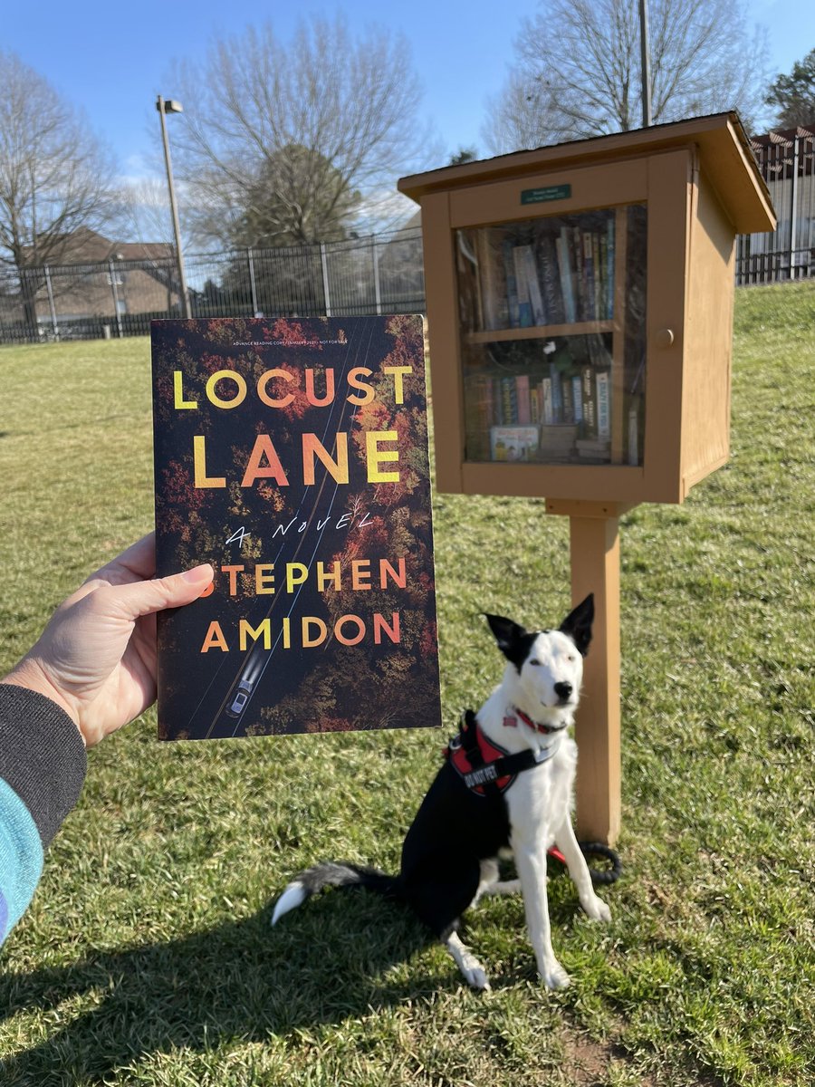 openmypages's tweet photo. It’s #LittleFreeLibrary drop off day for #LocustLane - thanks to @CeladonBooks for the gifted copy! https://t.co/O6E3BfBG5A