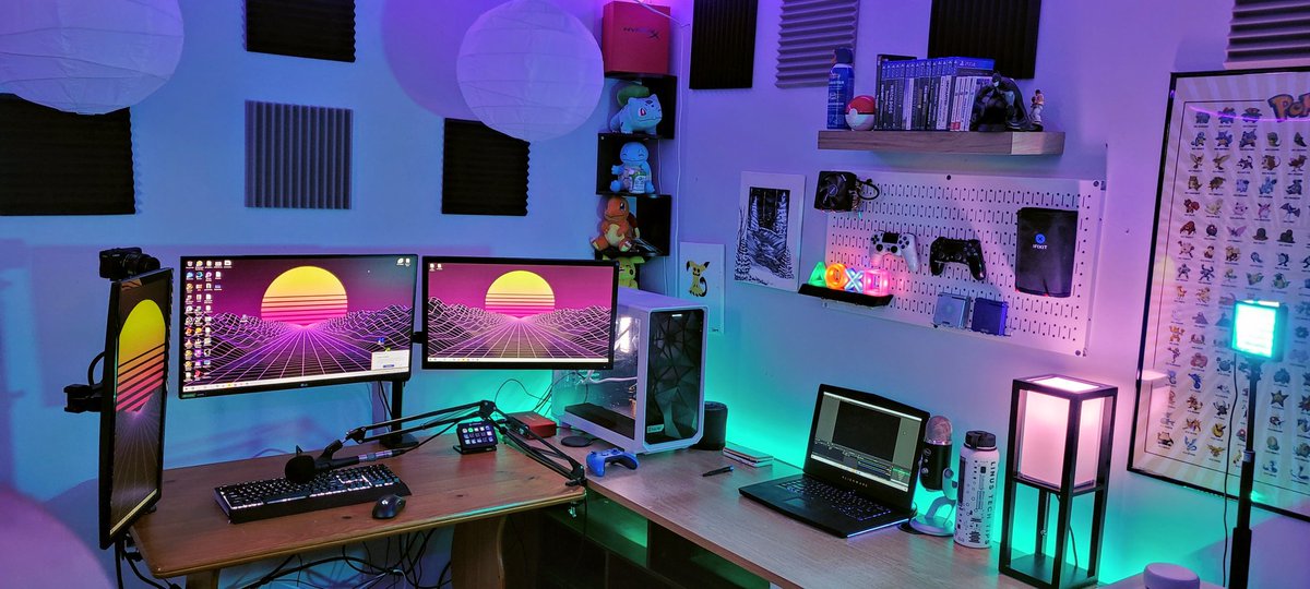 The good old setup before my basement was flooded with half a foot of sewage.