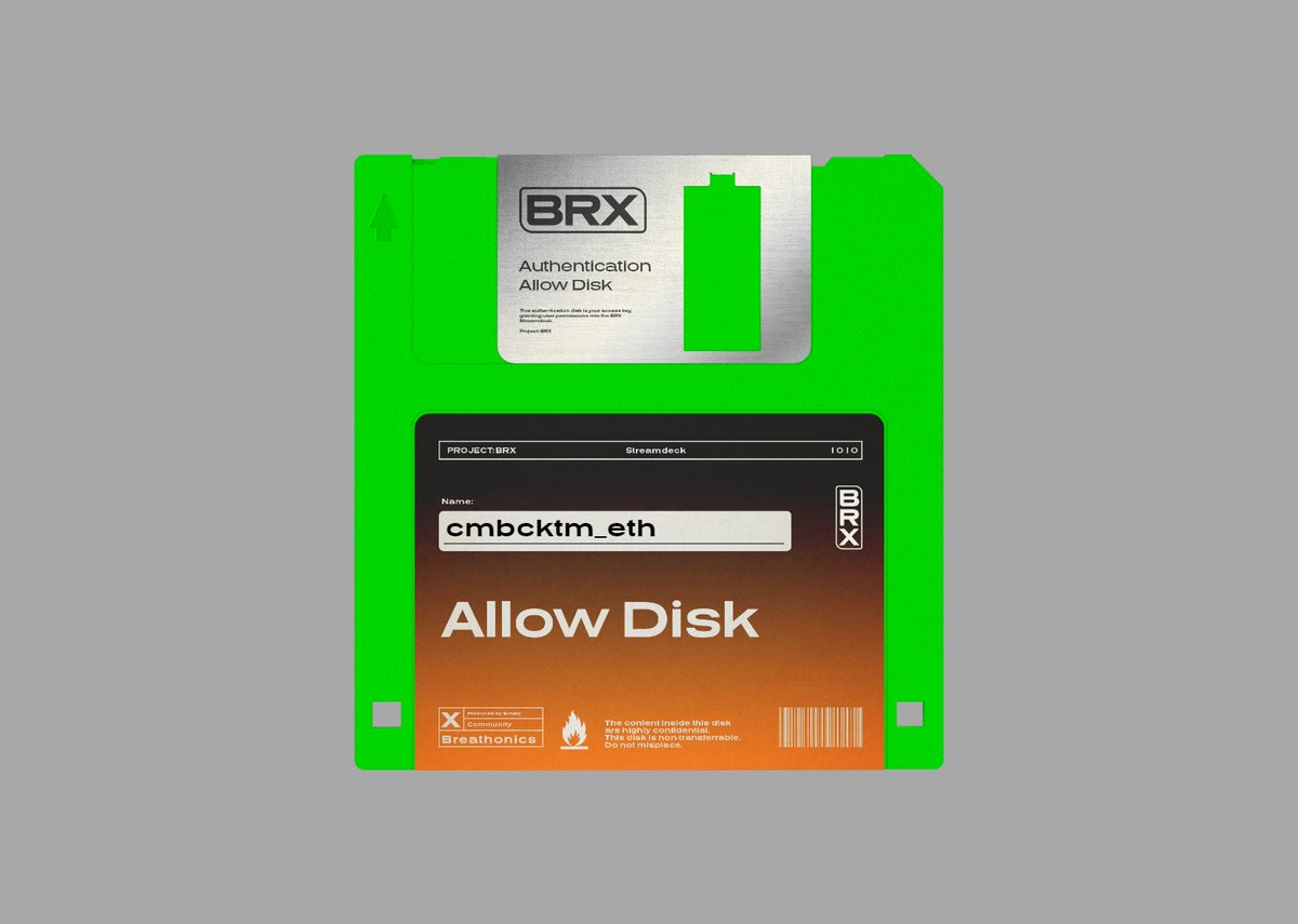 🕷🕸 (@cmbcktm_eth) on Twitter photo Allow Disk printed!
Join me to help <a href="/binary1010_BRX/">Project: BRX</a> and @breathonics save humanity from #zerocorp. Allow Disk printed!
Join me to help <a href="/binary1010_BRX/">Project: BRX</a> and @breathonics save humanity from #zerocorp.