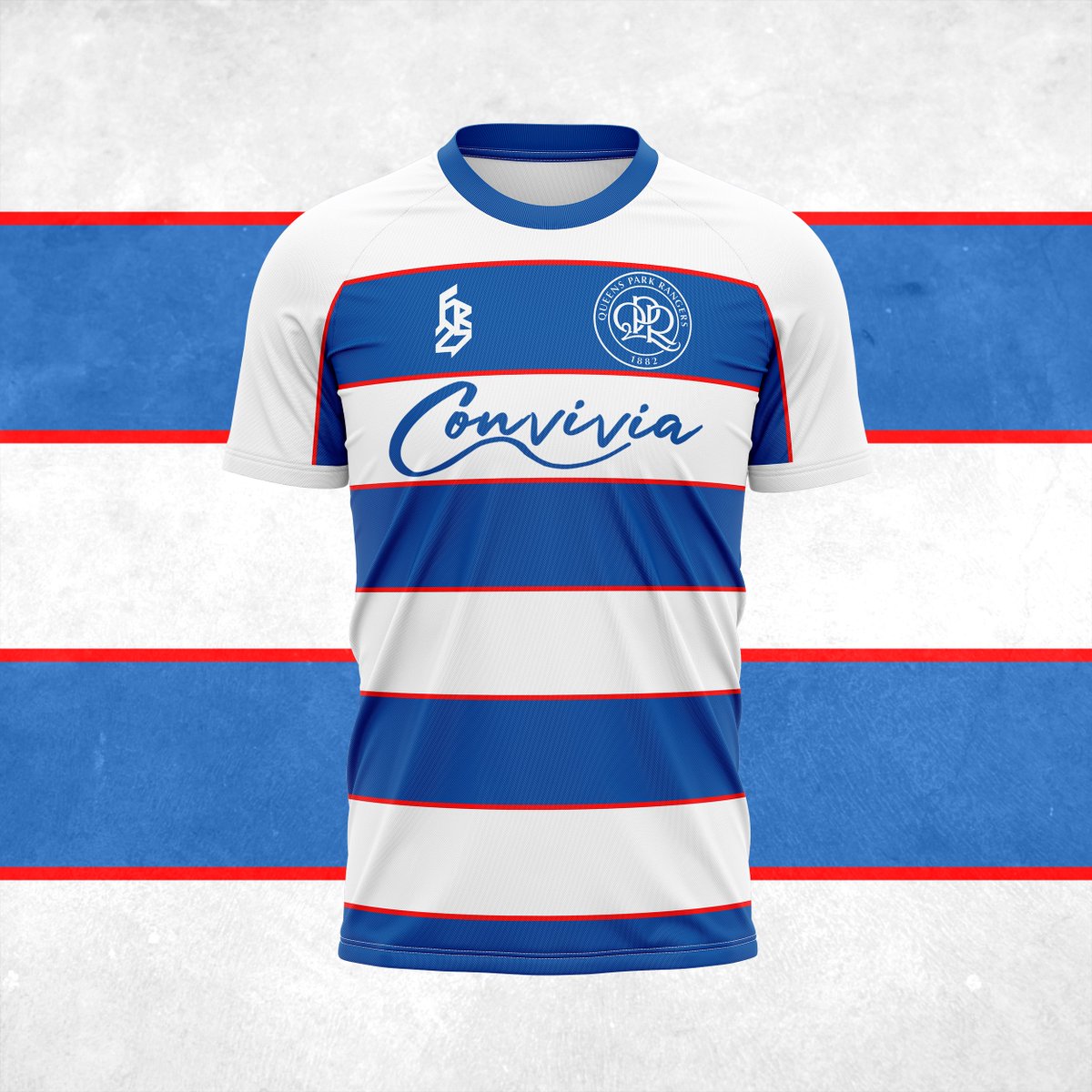 After the positive feedback on yesterday’s kits the main request was to basically flip the hoops
I had to recreate the design from scratch so here is the original hoops version vs the new hoops version

Which do you prefer?

#QPR @QPR #FootballKits #Footballkitdesign #smsports