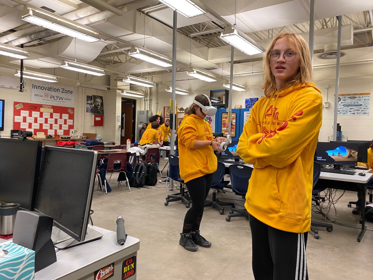 Sean Wybrant (@xrteacher) on Twitter photo Looking for a great story about what goes on in schools these days? Check out <a href="/frc2996/">Cougars Gone Wired</a> robotics and their teacher, Mr. McLean, at <a href="/OfficialCHSPage/">Coronado High School</a> who are inviting our @PalmerTerrors student XR devs to create VR & MR visualizations of their competition field this year. #WeAreD11 Looking for a great story about what goes on in schools these days? Check out <a href="/frc2996/">Cougars Gone Wired</a> robotics and their teacher, Mr. McLean, at <a href="/OfficialCHSPage/">Coronado High School</a> who are inviting our @PalmerTerrors student XR devs to create VR & MR visualizations of their competition field this year. #WeAreD11