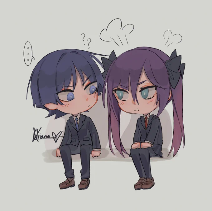 I made fanart inspired by  cute fic!! #scaramona #wandermona  