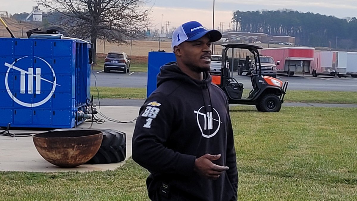 DeckLeadership's tweet photo. @myfox8 in the @teamtrackhouse getting ready for their #Daytona500 special. Are you ready for some racing?!?! We are!!
#DECKLeadership #Diversity #Efficiency #Culture #Kindness #PitCrew #12SecondCulture https://t.co/bvpqrVoMXM