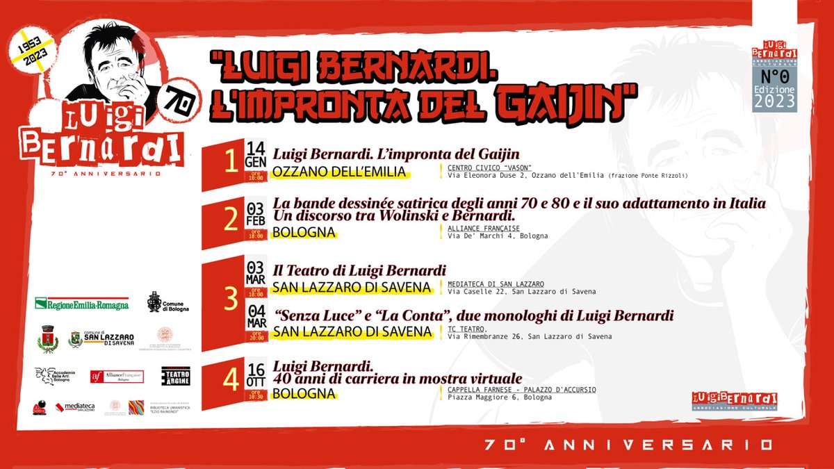 "Luigi Bernardi. L'impronta del Gaijin" dlvr.it/Sgmy6X via <a href="/bolognatoday/">Bologna Today</a>