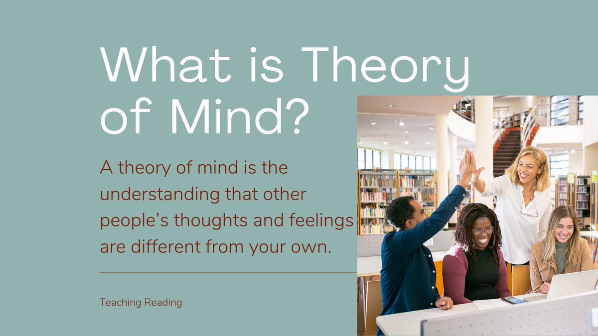 DFISHERSDSU's tweet image. We believe Theory of Mind influences reading comprehension. We think you will, too!

Read more on Theory of Mind, including the research, in this free excerpt from Teaching Reading mcusercontent.com/894a109d7fa842…

#TheoryofMind #TeachingReading #ScienceofReading #ReadingComprehension