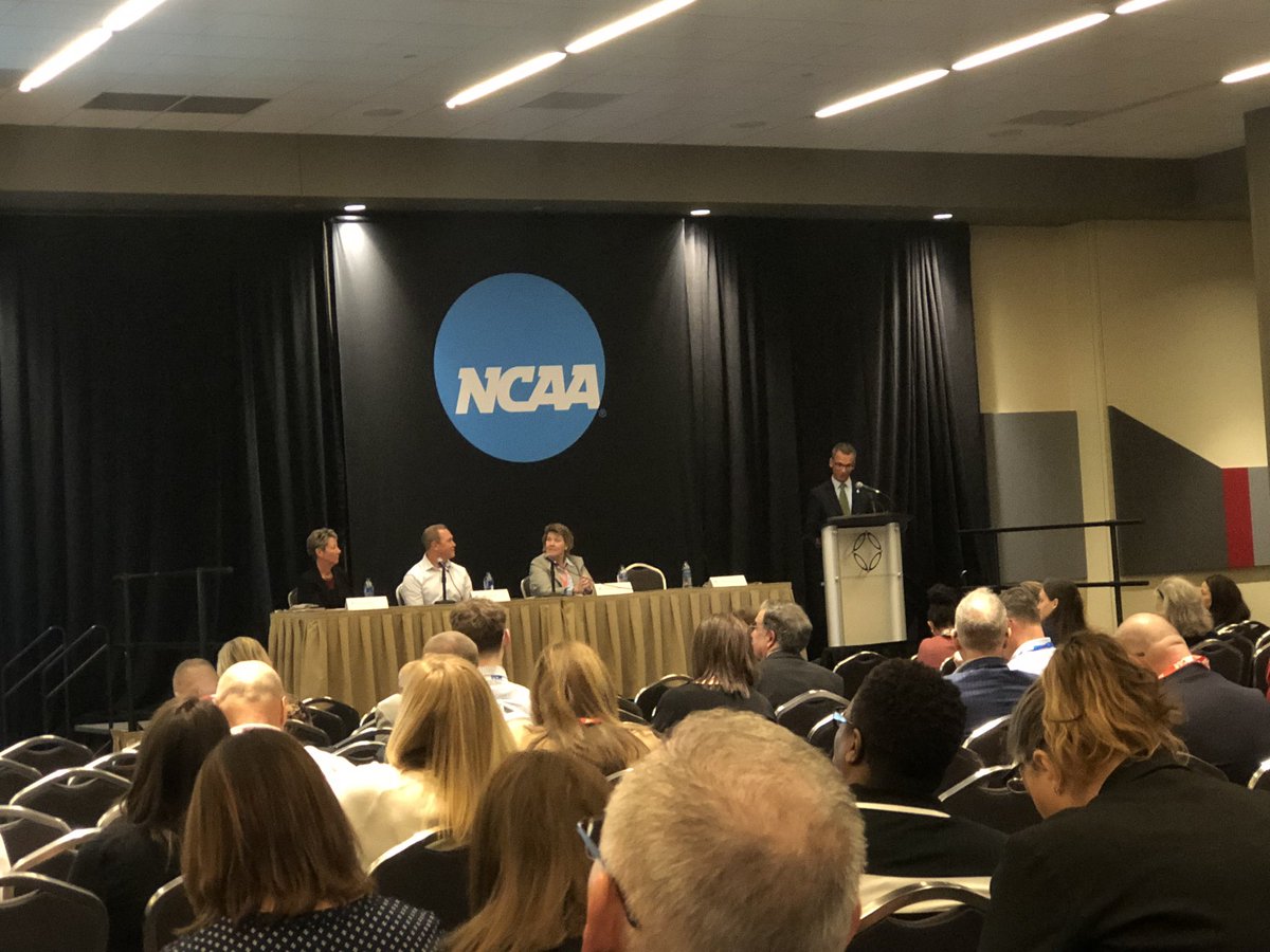 My first time and happy to be here learning at the NCAA convention! #NCAAconv