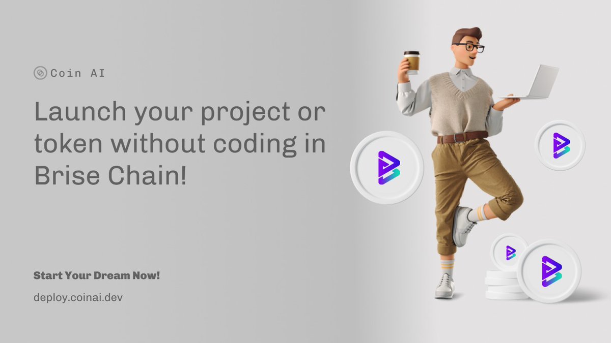 The lion rising up into the wild! 

We have proudly announce that everyone now able to deploy/create token in <a href="/bitgertbrise/">Bitgert - $BRISE</a> network. 

Start Your Dream Now 🤠📈
deploy.coinai.dev/brise

#bnb #btc #COINAI