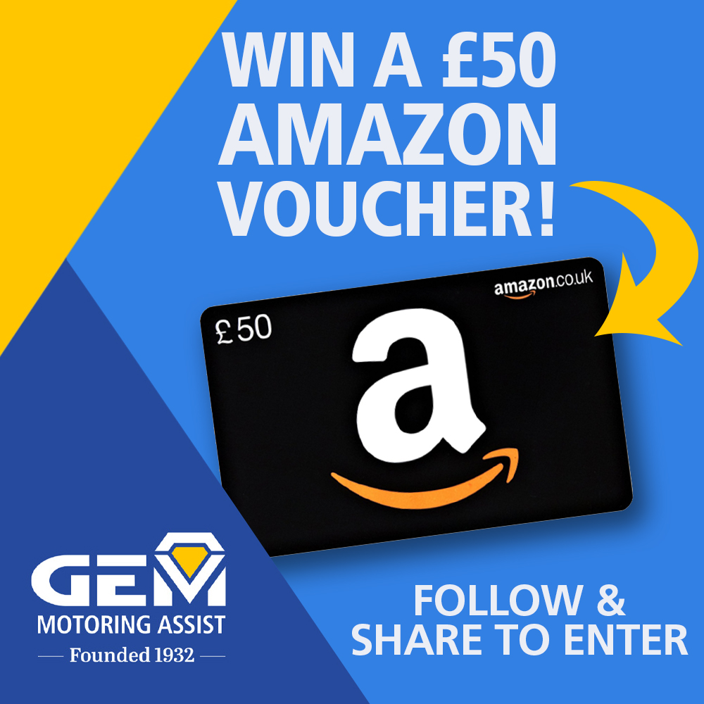 DON'T MISS OUT! We're giving away a £50 Amazon voucher to one of our lucky followers. To enter, simply share this post AND follow us on Facebook, Twitter or Instagram. ENDS THIS FRIDAY! #newyear #giveaway For full T&amp;C's read here: motoringassist.com/competition-ru…