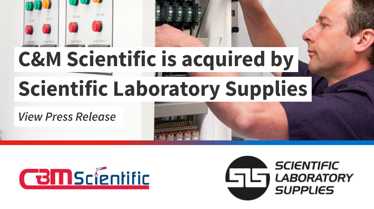 We are pleased to announce C&amp;M Scientific &amp; Biostore UK have been acquired by Scientific Laboratory Supplies (SLS), effective immediately.

Please find a press release via the link.

cmscientific.co.uk/slsacquisition/

#acquisition #laboratory #engineering