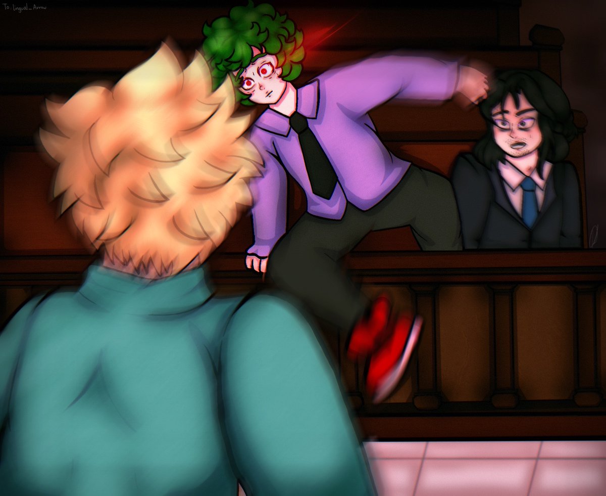 Variant trying to attack Bakugo
