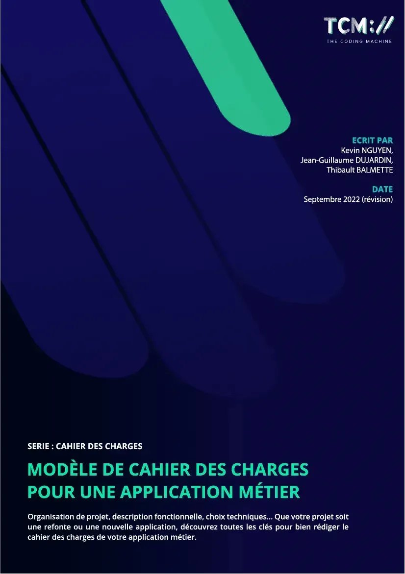 Ce livre blanc de <a href="/coding_machine/">TheCodingMachine</a> a pour objectif de préciser quels éléments doivent être détaillés dans votre cahier des charges.
Il propose un modèle que vous pouvez suivre avec un plan type.
Téléchargez le livre▶️ bit.ly/3vbblSX
#FutureOfWork #livreblanc #Automatis…