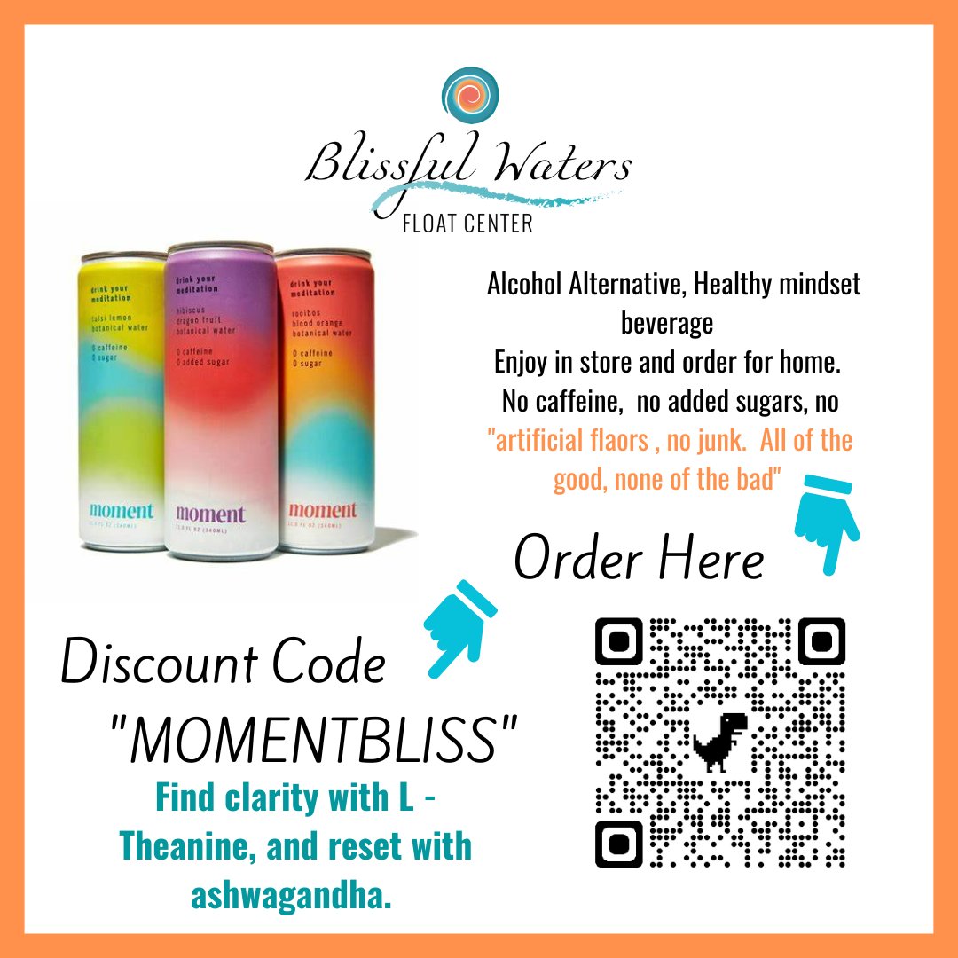 floatwoodlands's tweet photo. Moment drinks are now available at Blissful Waters Float Center.
Drink your meditation. #drinkmoment #dryjanuary #floatspa
https://t.co/B5RFAV7vVF
281-978-4037 https://t.co/HoseG6UNqy