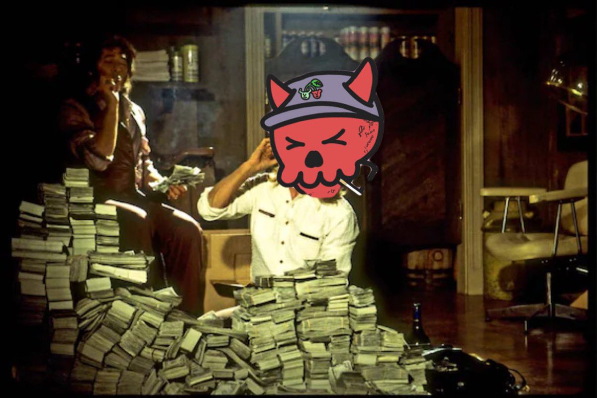 Donn_P_'s tweet image. I just grabbed a @CryptoMories 😈😎feel like Johnny depp in blow at the moment 🏄🏻‍♂️😈😈🤣 #RealProject #BullRun