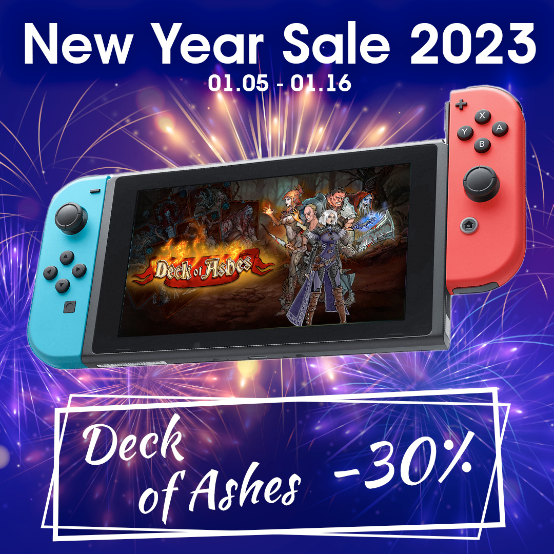 ESDigital_Games's tweet photo. Put your survival and resource management skills in a dark card game Deck of Ashes: Complete Edition!

Save 30% on Nintendo Switch: https://t.co/XTf9PxxVCu

Every your choices will drive your journey!

#Switch #NintendoSwitchSale #NewYearSale #pixelart #CheapDeal https://t.co/D4wW1X4Uqe