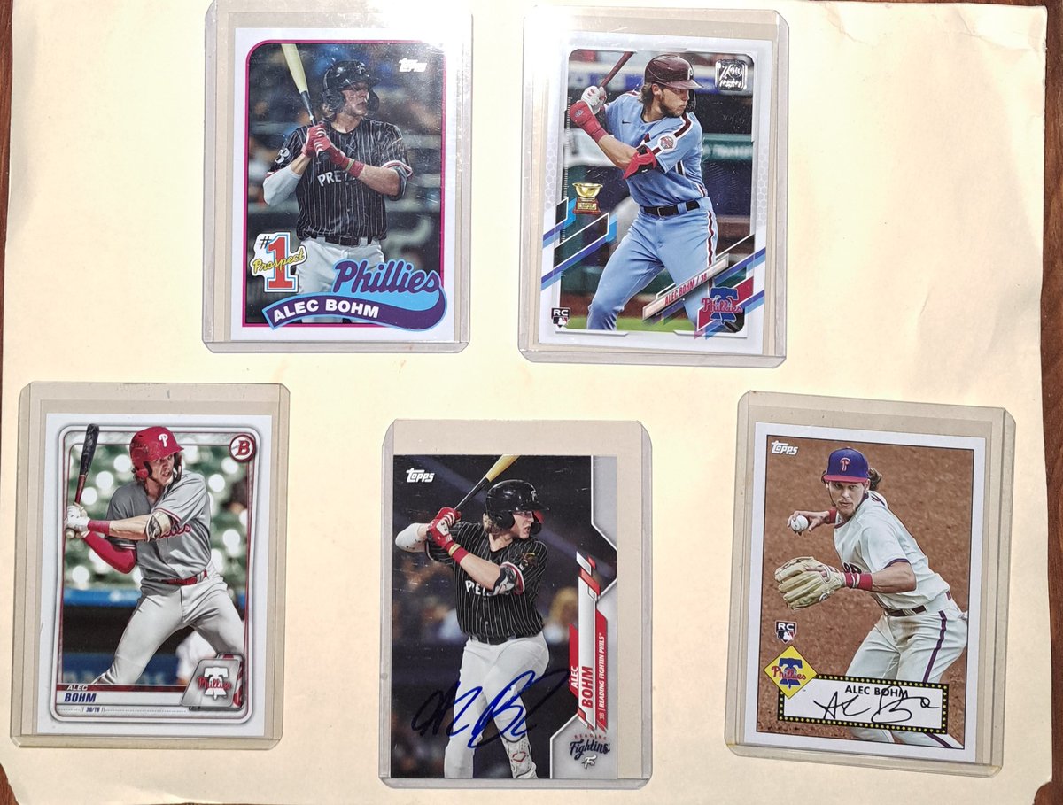 PhantasyWhiz's tweet image. Third Base Thursday #11to11 auction. @Phillies Alec Bohm pack. Highlighted by on card autograph from the Alec Bohm Foundation.  Opening bid $17.99. @abohmfoundation @CardsStory @jgilchrist0110 @Irishshwn71 #hobby #baseballcards #hobbyretweet @LAcarddude