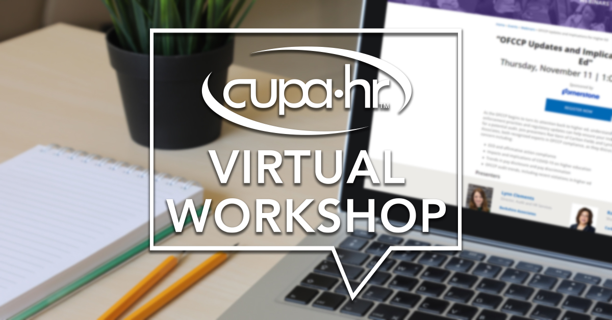 cupahr's tweet photo. Register for the January 26 virtual workshop, "Closing the Loneliness Gap." @jennifermossinc will join us to discuss the value of workplace friendships and how we can protect them in the current work environment: https://t.co/338gudhSVY #higheredhr https://t.co/Z7mjDIwNTl