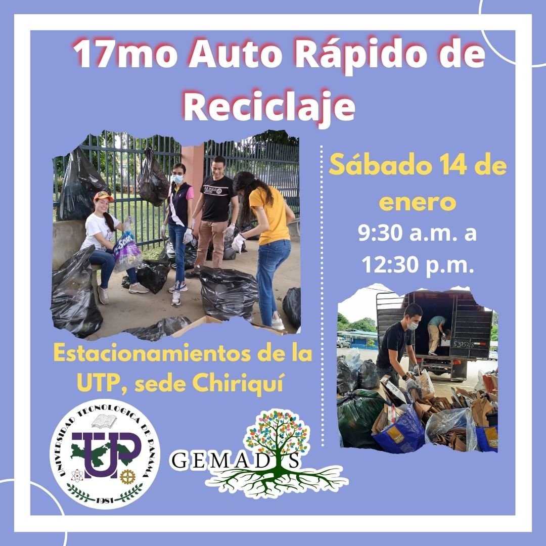 utp_chiriqui's tweet photo. #Repost @gemadisobc • • • • • •

¡Inicia bien el 2023 y ven a reciclar con nosotros este sábado 14 de enero en la UTP! ¡Te esperamos! 🔥❤️

¡Recuerda separar muy bien tus desechos, si tienes preguntas no dudes en consultarnos!✨😉 https://t.co/YAqXAB34mB